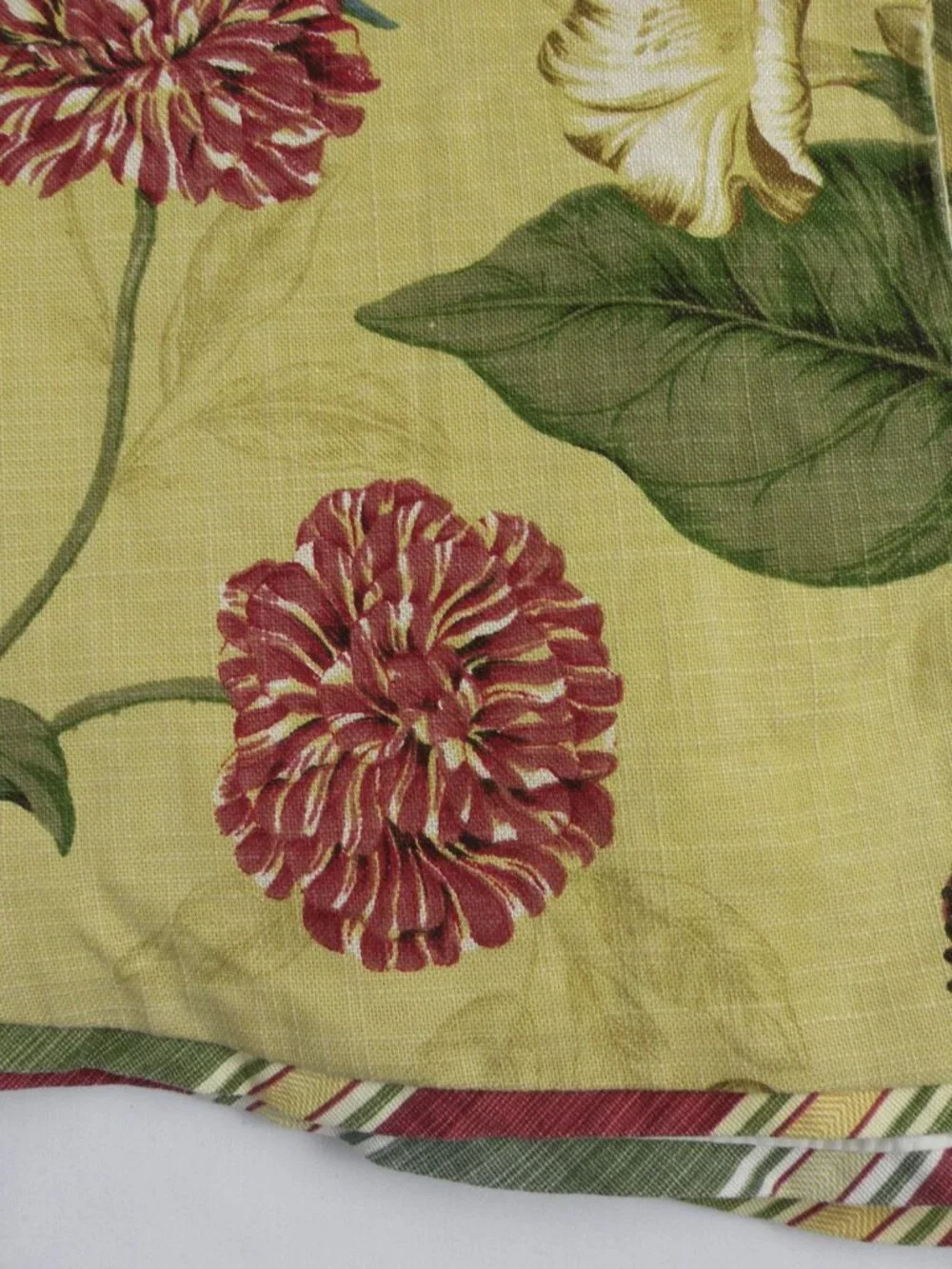 Waverly window valences curtain toppers butterfly floral set of 2